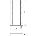 RL3720WS-1R0-F 進工業 シャント抵抗器， 3.75x2 mm， 1W， 1Ω， ±1% SUSUMU