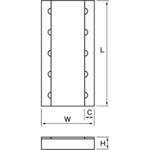 RL3720WS-R10-F 進工業 シャント抵抗器， 3.75x2 mm， 1W， 100mΩ， ±1% SUSUMU