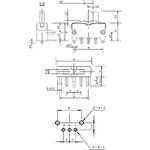 MFS101D-6-Z フジソク スライドスイッチ 1回路 2接点 300 mA @ 30 V dc ニデックコンポーネンツ(日本電産コパル電子/フジソク)
