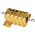HS25 R01 K Arcol 大電力用，メタルクラッド抵抗器，25W，10mΩ，±10% ARCOL(OHMITE)