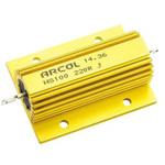 HS100 220R J Arcol 大電力用，メタルクラッド抵抗器，100W，220Ω，±5% ARCOL(OHMITE)