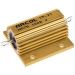 HS75 100R J Arcol 大電力用，メタルクラッド抵抗器，75W，100Ω，±5% ARCOL(OHMITE)