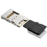 104239-1430 Molex， メモリカードコネクタ， 1.1 (microSD) mm， 2.54 (Nano-SIM) mm ピッチ， 日本モレックス(molex)