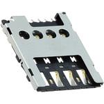Molex， SIMカードコネクタ， 1.27mm ピッチ， 6 極， メス 日本モレックス(molex)