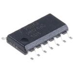 MM74HC14MX ON Semiconductor 74 HCシリーズ ヘキサ CMOS インバータ(NOTゲート)， 5.2mA， 2～6 V， 14-Pin SOIC ON SEMICONDUCTOR