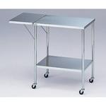 縁なし 袖付器械卓子 縁なし 600×450×800mm アズワン