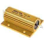 HS100 15R J Arcol 大電力用，メタルクラッド抵抗器，100W，15Ω，±5% ARCOL(OHMITE)