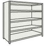 TLA75K25 軽量150型背側板付棚1500×300×H21005段 TRUSCO