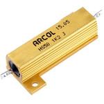 HS50 1K2 J Arcol 大電力用，メタルクラッド抵抗器，50W，1.2kΩ，±5% ARCOL(OHMITE)