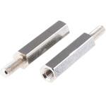 221-162 六角 スタンドオフ RS Pro 黄銅 M3 x 20mm RS PRO