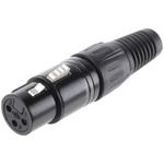 455-126 RS Pro XLRコネクタ メス 3極 ストレート 銀めっき RS PRO