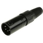 457-869 RS Pro XLRコネクタ オス 4極 ストレート 銀めっき RS PRO
