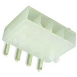 39-30-3045 Molex 基板ヘッダ， 4極， 1列， ライトアングル， 電線対基板 4.2mm Mini-Fit Jrシリーズ 日本モレックス(molex)