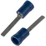 圧着ブレード端子 RS Pro 絶縁 刃長さ18.1mm 刃幅2.5mm 青 1.5 → 2.5mm2， 16 → 14AWG RS PRO