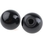 686-036 ノブ付ねじ RS Pro ボール 直径:32mm 黒 RS PRO
