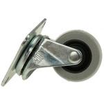 687-253 スイベルキャスター RS Pro タイヤ材 ゴム， 取付けプレートサイズ 51 x 51mm RS PRO