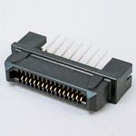 基板対基板接続用コネクタ 1.27mmピッチ TX24/25シリーズ ストレートスルーホールタイプ フックピン付き JAE(日本航空電子工業)