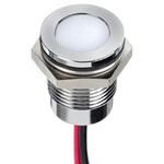 130-2263 RS Pro LED表示灯， 白 14 (dia.)mm， 24 V dc RS PRO