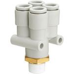 ダブルブランチ KQ2UD (シール剤付) ミリサイズ SMC
