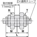 隔壁用ユニオン KQ2E (KQ互換タイプ) インチサイズ SMC