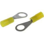 239-4133 RS Pro 絶縁 丸形圧着端子， スタッド径：M4， 黄， 26AWG to 22AWG RS PRO