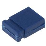 251-8519 RS Pro ショートリンク， メス， ストレート， 青， 上部閉塞， 2極， 1列， 2.54mmピッチ RS PRO