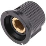 259-6985 RS Pro ボリューム調整つまみ (ノブ) / ノブ用アクセサリ シャフト：6.35mm， 直径：21mm RS PRO
