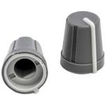 467-6718 RS Pro ボリューム調整つまみ (ノブ) / ノブ用アクセサリ シャフト：6.4mm， 直径：13mm RS PRO