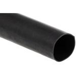 481-1810 RS Pro 熱収縮チューブ， 収縮前 12.7mm， 収縮後 4mm， スリーブ長さ 1.2m ポリオレフィン， 黒 RS PRO