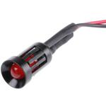 204-085 RS Pro LED表示灯， 赤 8mm， 24 V dc RS PRO