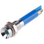 205-044 RS Pro LED表示灯， 青 6mm， 24 V dc RS PRO