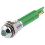 205-167 RS Pro LED表示灯， 緑 6mm， 24 V dc RS PRO