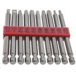 615-9186 ドライバービットセット RS Pro 10 ピース Phillips； Pozidriv； マイナス； Torx ドライバビット RS PRO