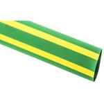 398-048 RS Pro 熱収縮チューブ， 収縮前 19.1mm， 収縮後 9.5mm， スリーブ長さ 1.2m ポリオレフィン， 緑/黄 RS PRO