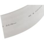 700-4573 RS Pro 熱収縮チューブ， 収縮前 24mm， 収縮後 8mm， スリーブ長さ 3m ポリオレフィン， 白 RS PRO