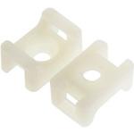 666-717 結束バンドベース RS Pro， SM， 長さ 15mm， 幅 10 mm， ナイロン 66， 白 RS PRO