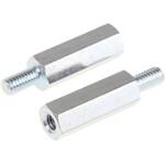806-6575 六角 スタンドオフ RS Pro スチール M4 x 20mm RS PRO