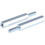 806-6629 六角 スタンドオフ RS Pro スチール M3 x 25mm RS PRO