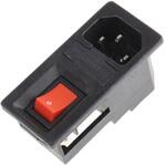 811-7222 RS Pro IECプラグ オス スナップイン 6A 5 x 20mm RS PRO