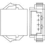 1-292254-2 TE Connectivity コネクタハウジング オス to オス 12極 1列 2mm AMP-CTシリーズ TE Connectivity Japan(旧:TYCOELECTRONICS(タイコエレクトロニクス))