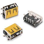 629104190121 USBコネクタ (タイプA)， USB2.0， メス Wurth Elektronik， ポート数:1 WURTH ELEKTRONIK