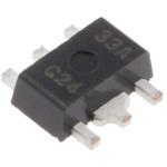 NJM2370U1-33 New Japan Radio LDOレギュレータ 180mA， 3.3 V 固定出力， 6-Pin SOT-89 新日本無線