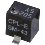SM-43X 10k Ohm 半固定抵抗器 日本電産コパル電子， 10kΩ， 0.25W ニデックコンポーネンツ(旧:日本電産コパル電子/フジソク)