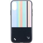 LP-I8UHVBK iPhone X【+U】Eric/ハイブリットケース/ブラック 耐衝撃 薄型 ストラップホール LEPLUS