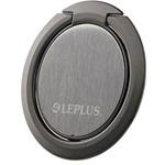 スマートフォン(汎用) スマートフォンリング 「Grip Ring SLIM」 ブラック スタンド機能 LEPLUS