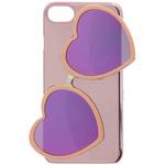 LP-IP7SLUHSGPK iPhone 8 iPhone 7【Lucy】ハートミラーサングラス付ハードケース/ピンク LEPLUS