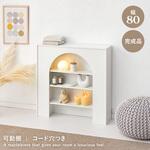 コード穴つき マントルピース 幅60/幅80 萩原