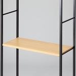 シリーズ什器「ラテラル・ロコ」BLACK用 木棚セット W90cm D40cmタイプ ストア・エキスプレス