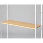 シリーズ什器「ラテラル・ロコ」WHITE用 木棚セット W120cm D40cmタイプ ストア・エキスプレス