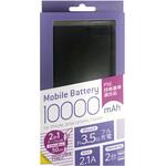 LUMW100-SCCJSK デジタル表記機能付リチウム充電器 10000mAh Type-Cケーブル ブラック オズマ